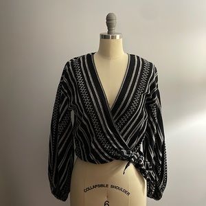 Lou & Grey Wrap Front Top
